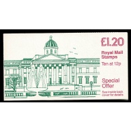 £1.20 National Gallery. Left margin DP84. Cyl B10 pB62 row 1. SG FJ5a.