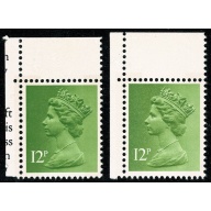 12p lime green FCP/PVAD 2B (9.5mm). Dark and Pale shades ex £3 Wedgwood DP40 & DP43