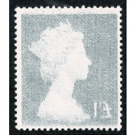 1972 £1 bluish black redrawn value. Superb COMPLETE OFFSET printing variety.